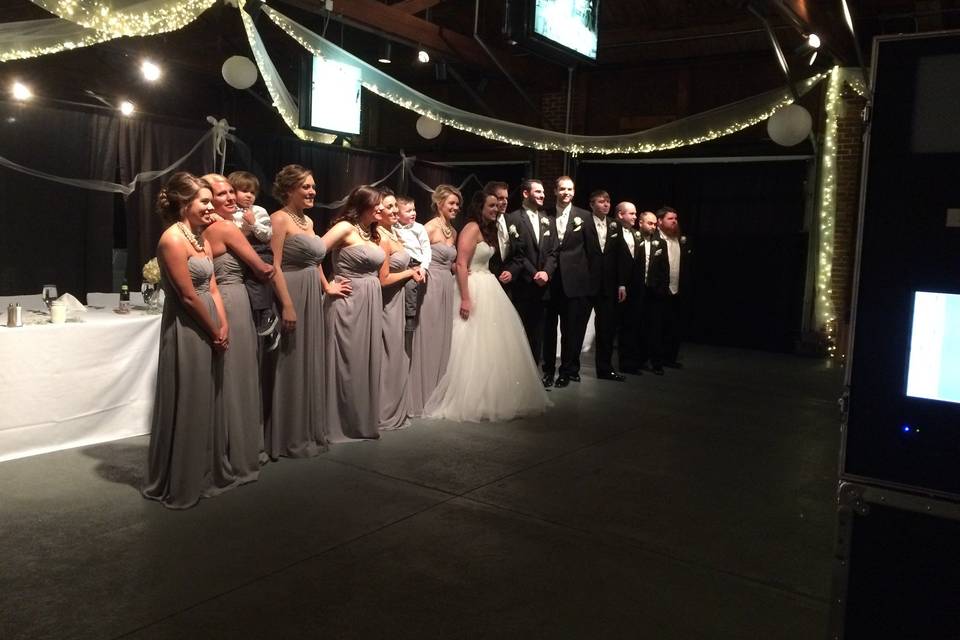 The bridal party