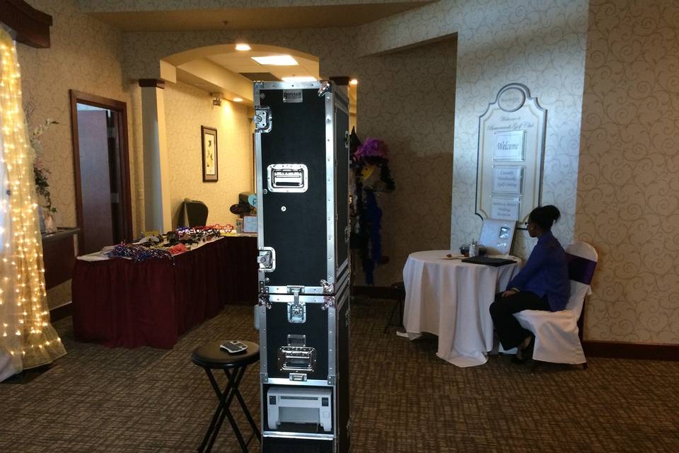 Setup at the Beavercreek Country Club in Beavercreek, OH