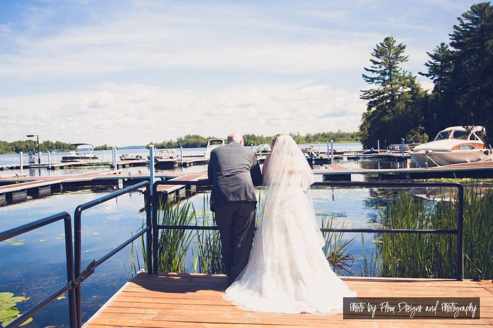 Creative couple portraitat Fortune Bay Resort Casino