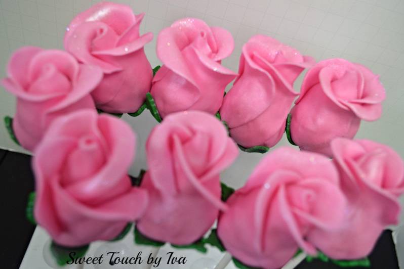 Rose Cake pops