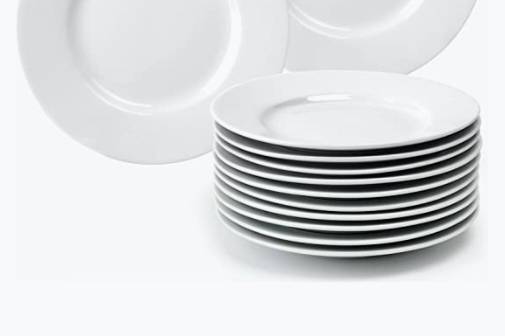 White Porcelain Salad Plate