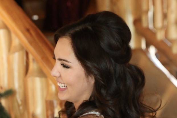Half Up Bridal