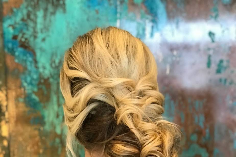 Side Swept Updo