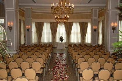 Wedding ceremony area