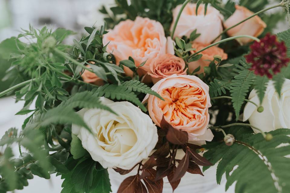 Tented Wedding Detail