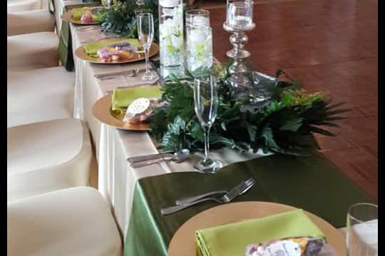 Greenery Centerpieces