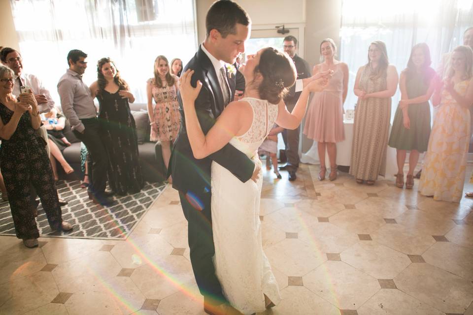 First Dance in the Opal 28 Reserve Room