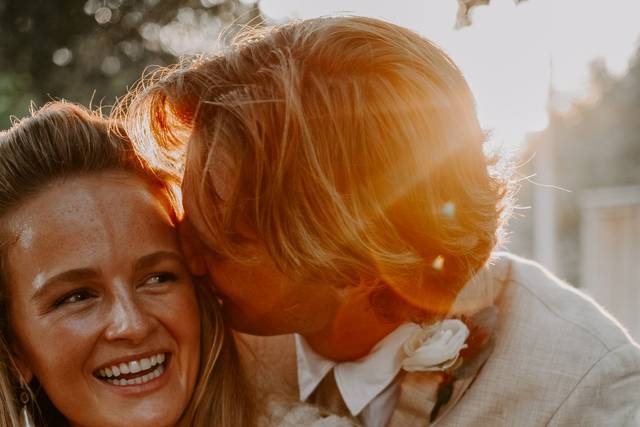 Wedding day joy