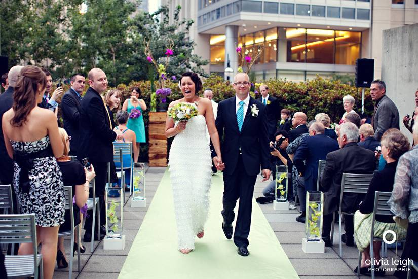 Walking down the aisle