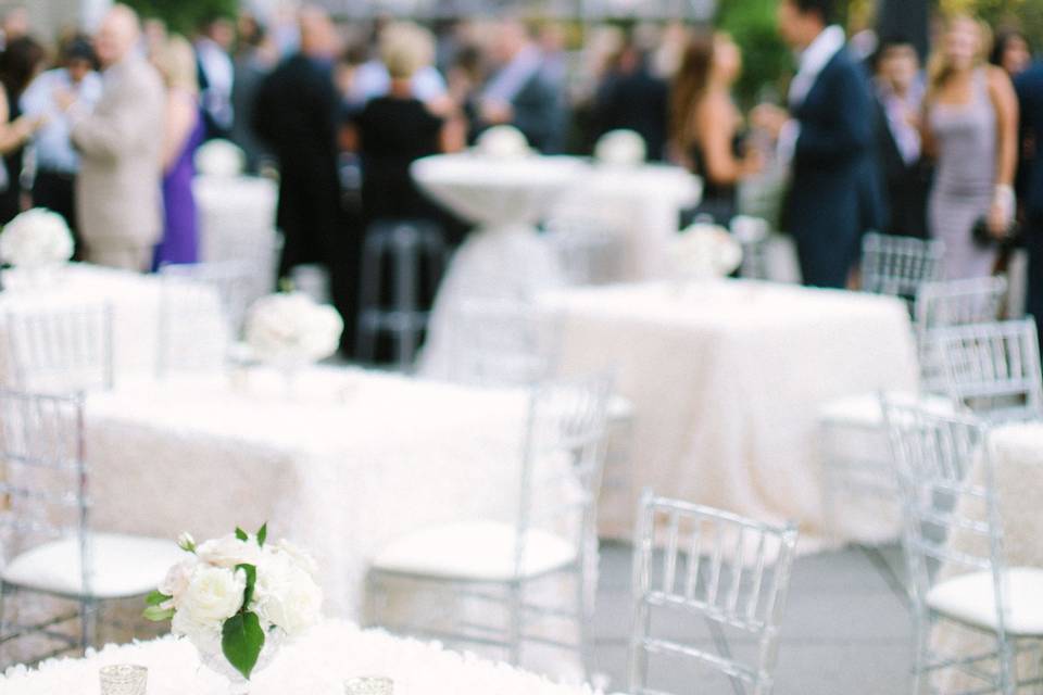 Garden reception | Photo Credit: Tim Tab Studios