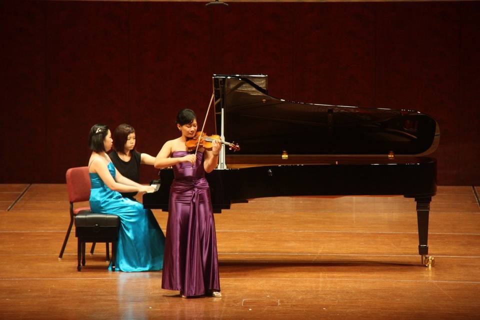 Performing in Taipei, Taiwan