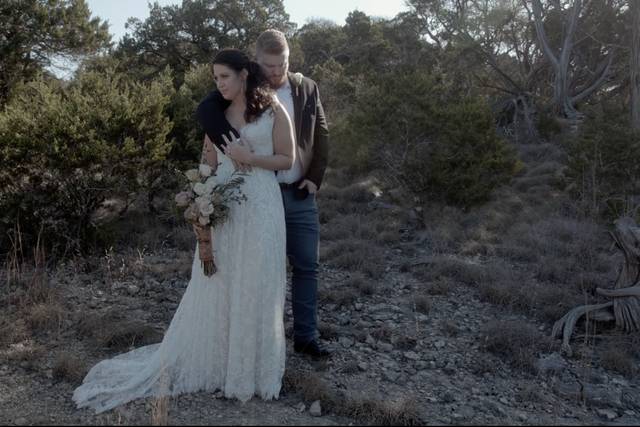 Dramatic couple shot