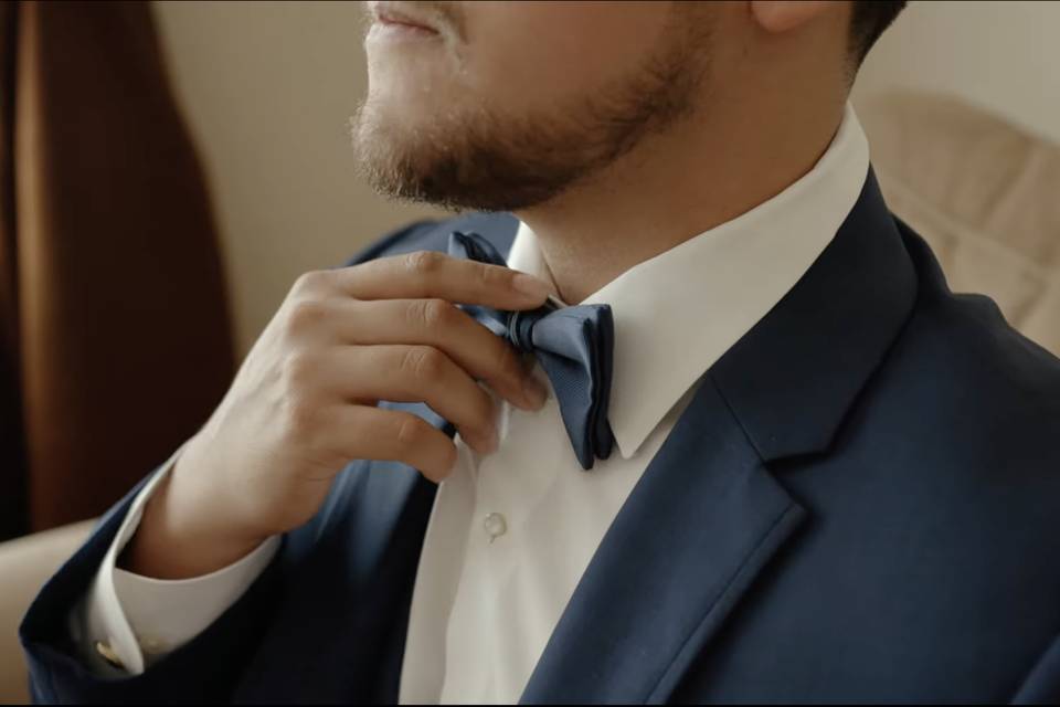 Groom with Bow Tie