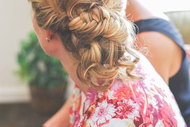 Updo style