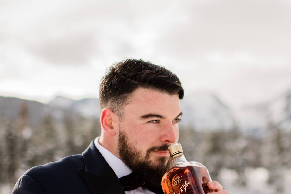 Sprague Lake Winter Elopement