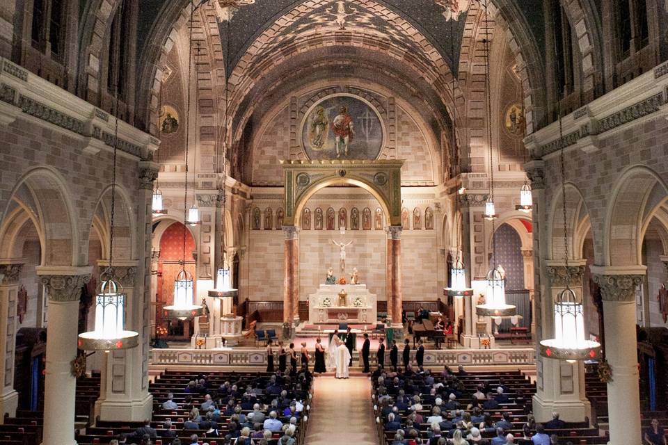 A church ceremony