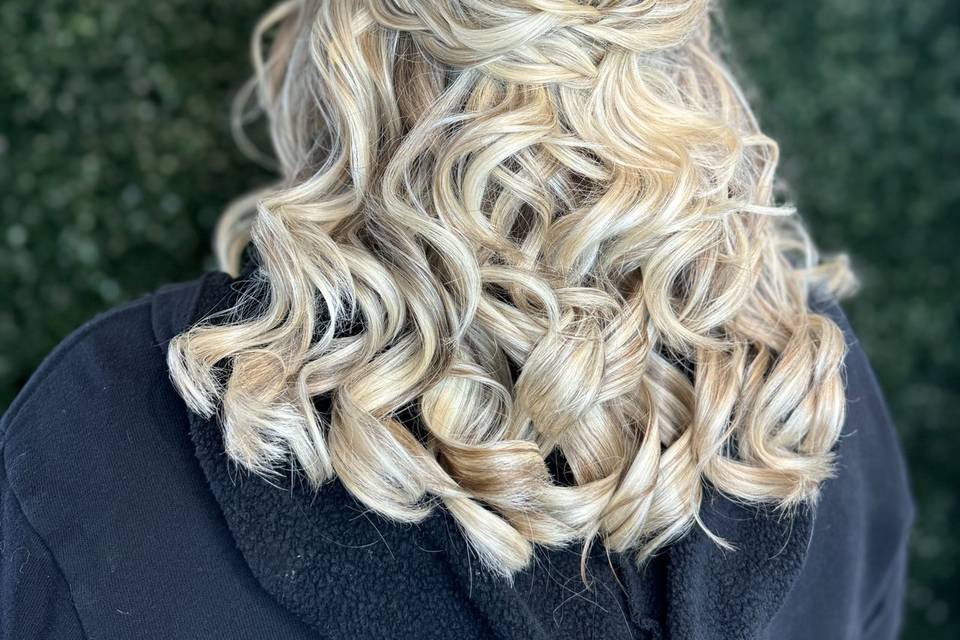 Bridal hair