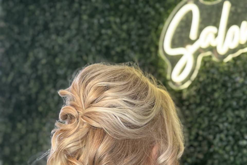 Bridal hair