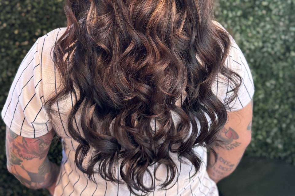Hair by Jennifer, MU by Karyn