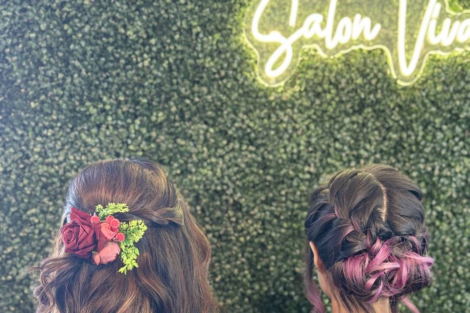 Hair by Jennifer, MU by Karyn