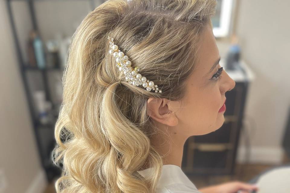 Bridal hair