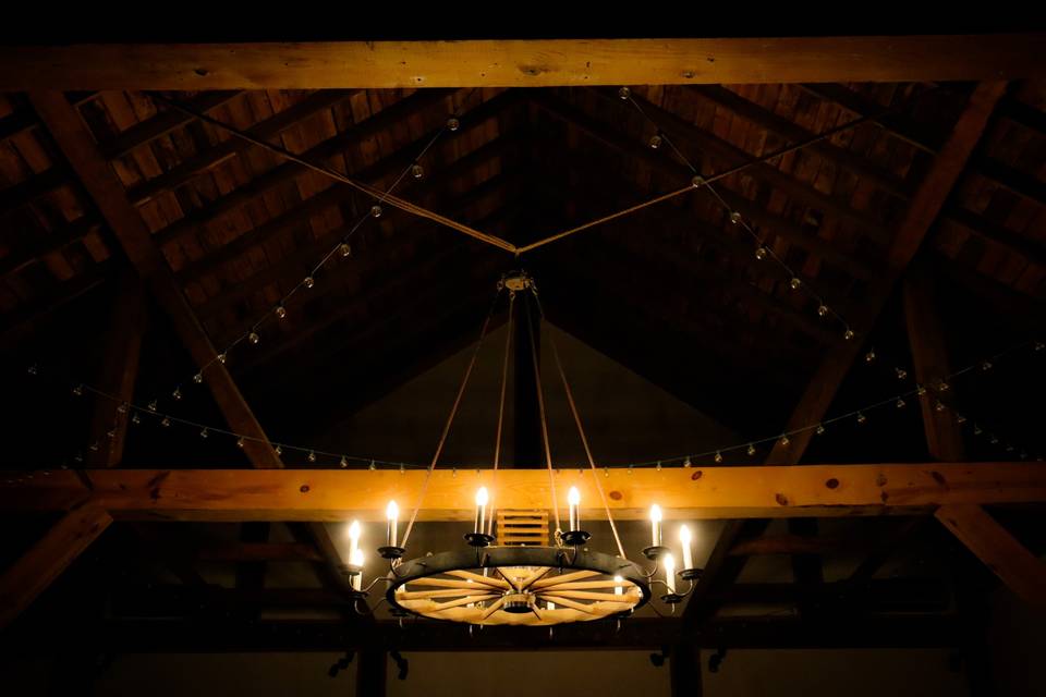 Carriage Wheel Chandelier