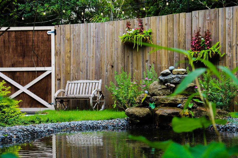 Garden Spring & rock fountain