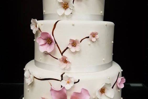 Cherry blossom cake