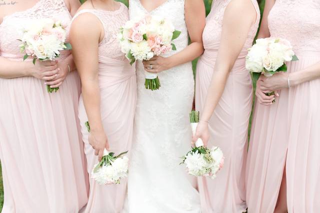 Bride and Attendants