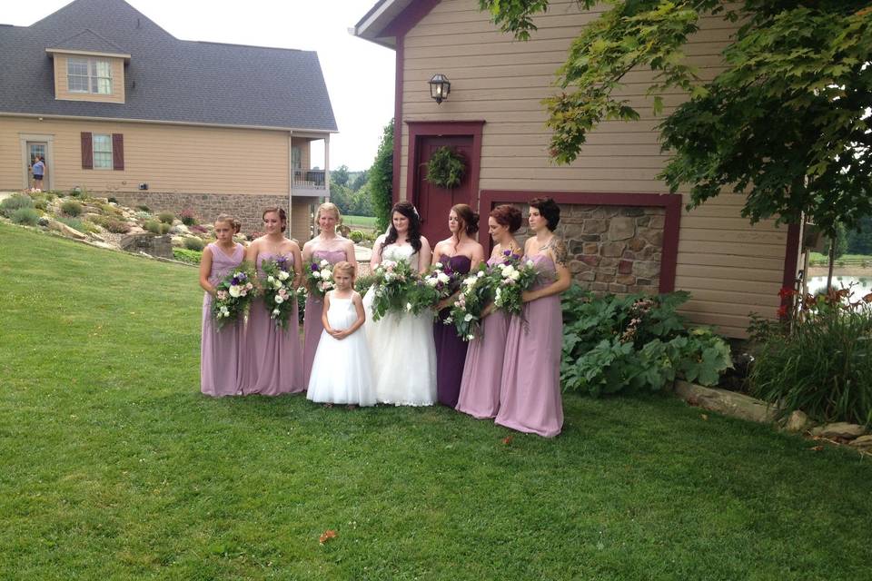 Bride and Attendance