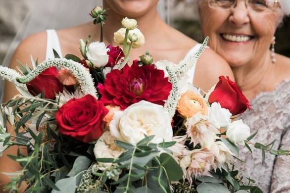 Bride's Bouquet and Corsage
