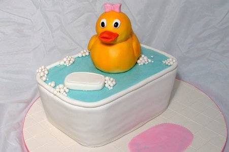 Themed baby shower cake...made a splash!