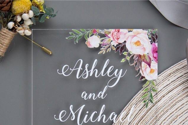 Acrylic Invitations