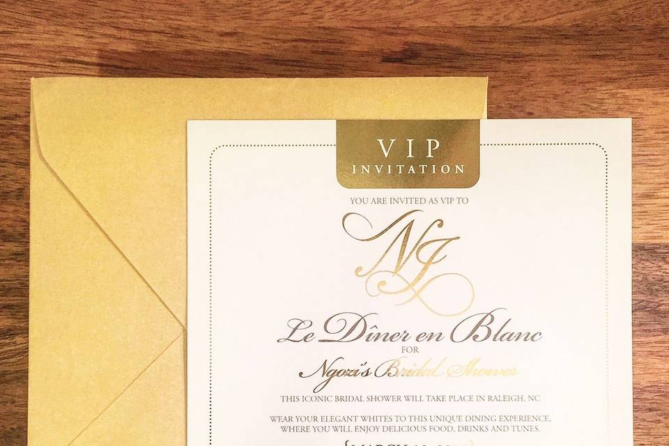 Invite with envelope