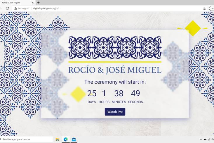 Rocio & José Miguel Countdown