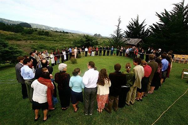 Circle at the wedding