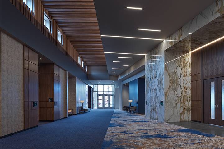 Ballroom foyer