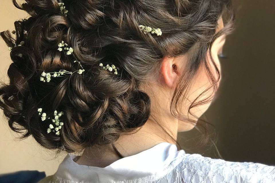 Flowers in hair