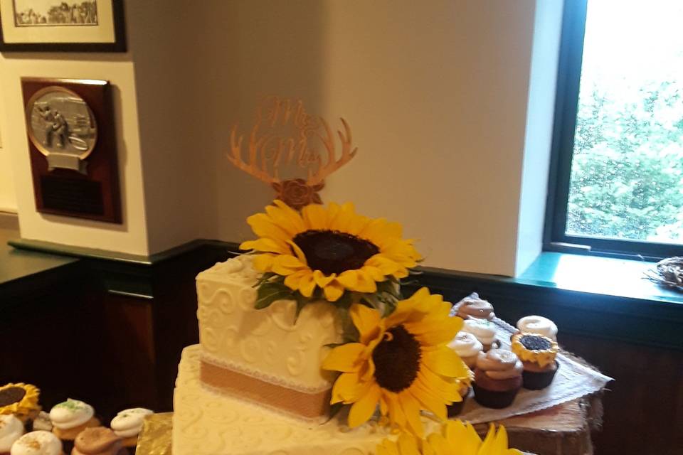 Sunflower cake