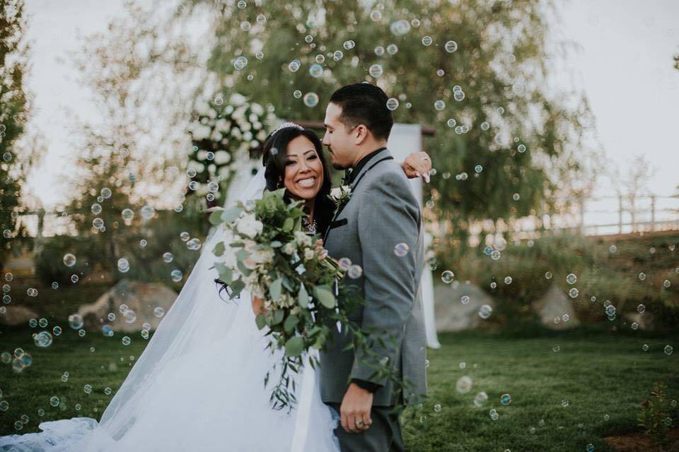 Bubbles at the Ceremony