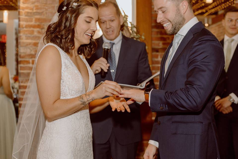 Exchanging of rings