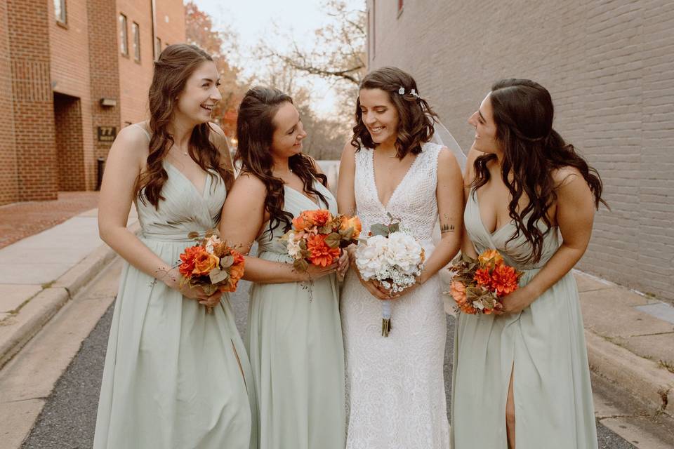 The bridesmaids