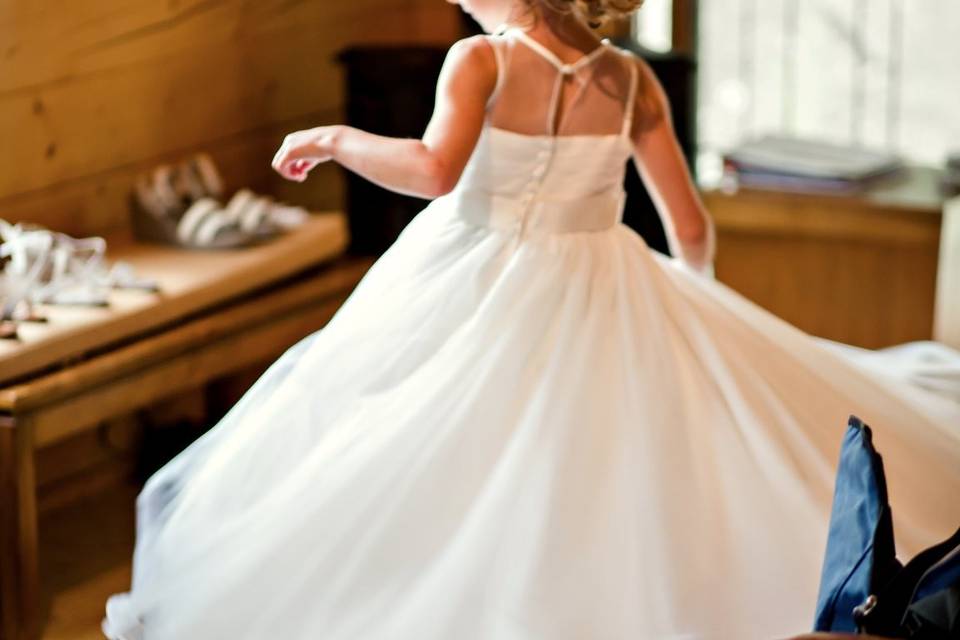 Flower girl's gown