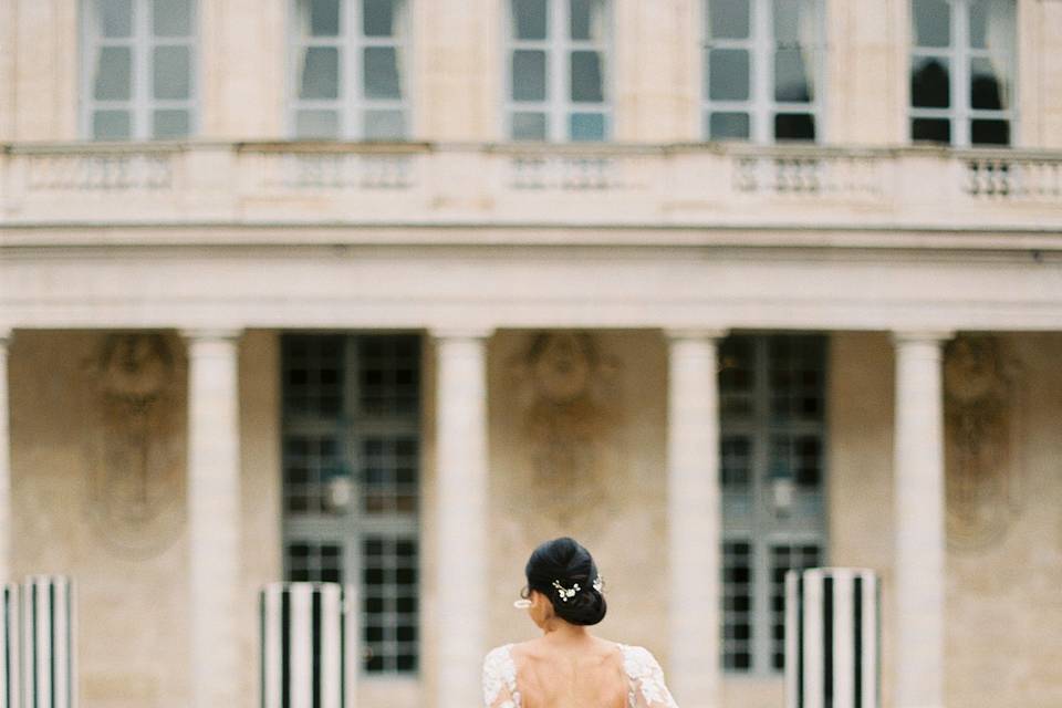 Intimate wedding Paris
