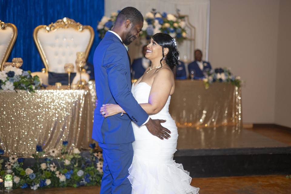 Couple's first dance