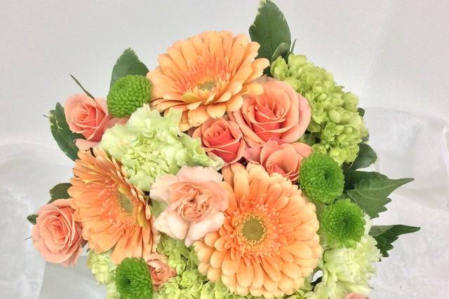Peach Sherbet Bouquet