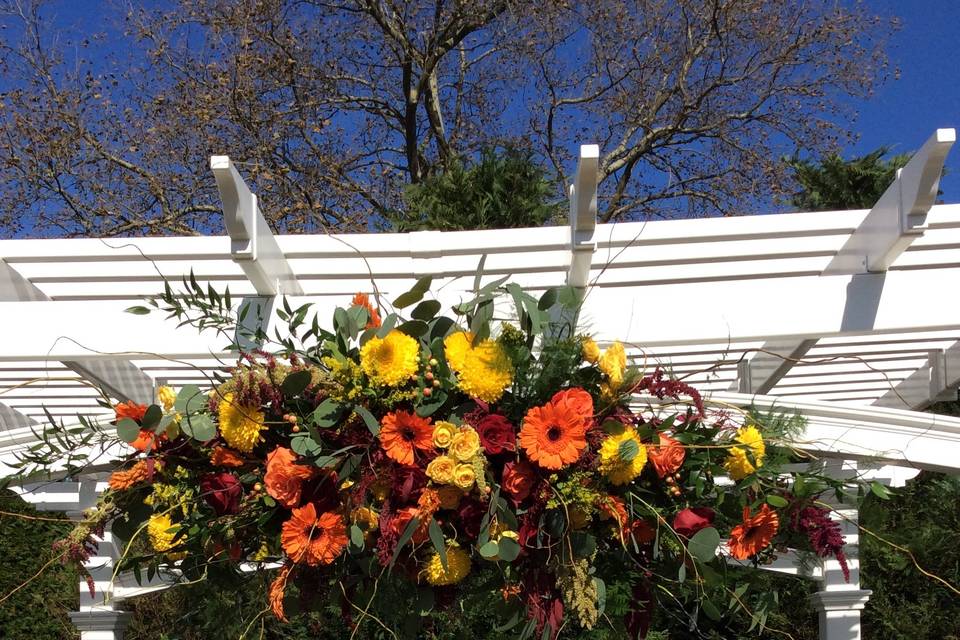 Fall Ceremony Decor