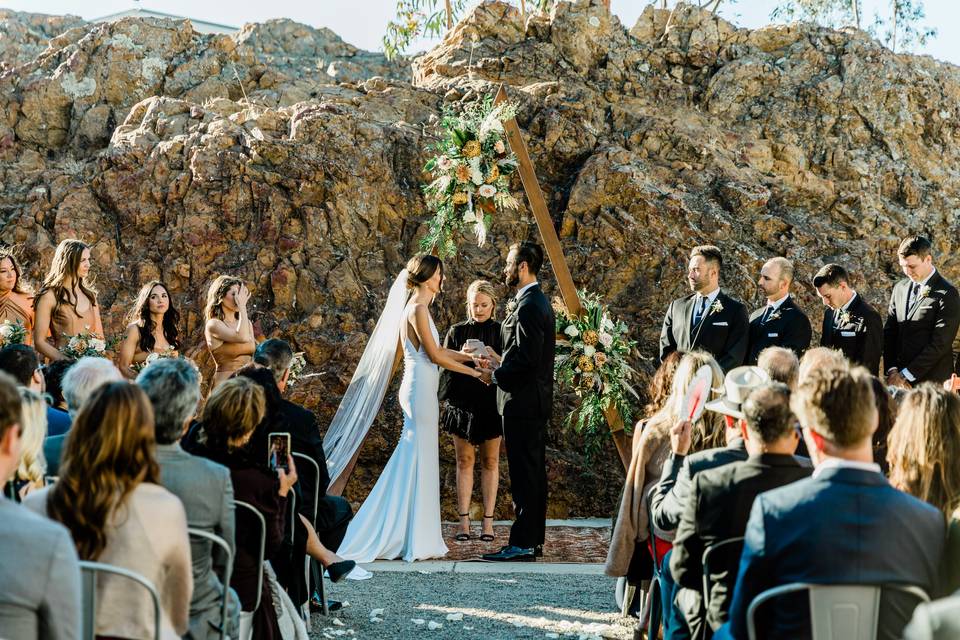 Cocktail Garden Ceremony