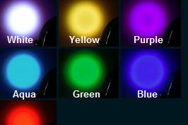Uplight color options
