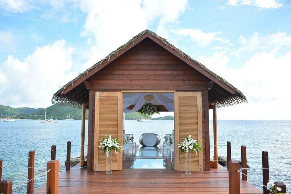 Over water chapel! St Lucia